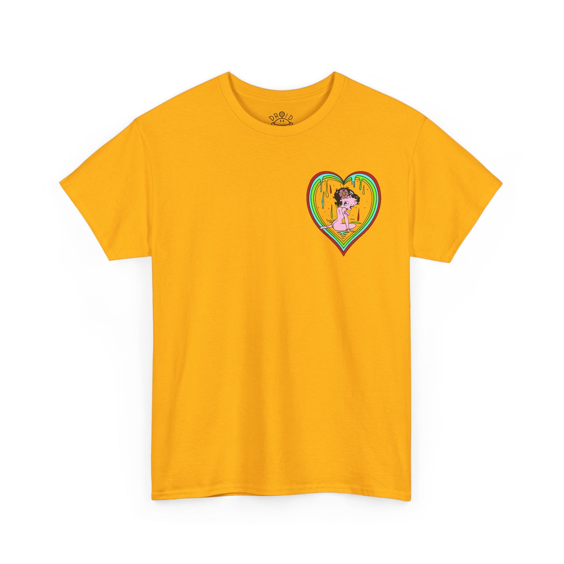 DROID Betty Boop XxX Psychedelic Acid Unisex Heavy Cotton Tee