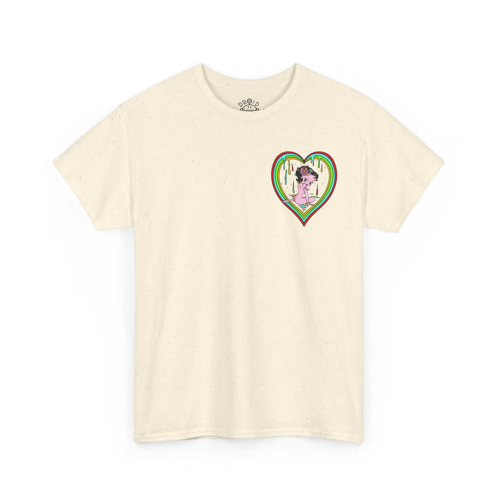 DROID Betty Boop XxX Psychedelic Acid Unisex Heavy Cotton Tee