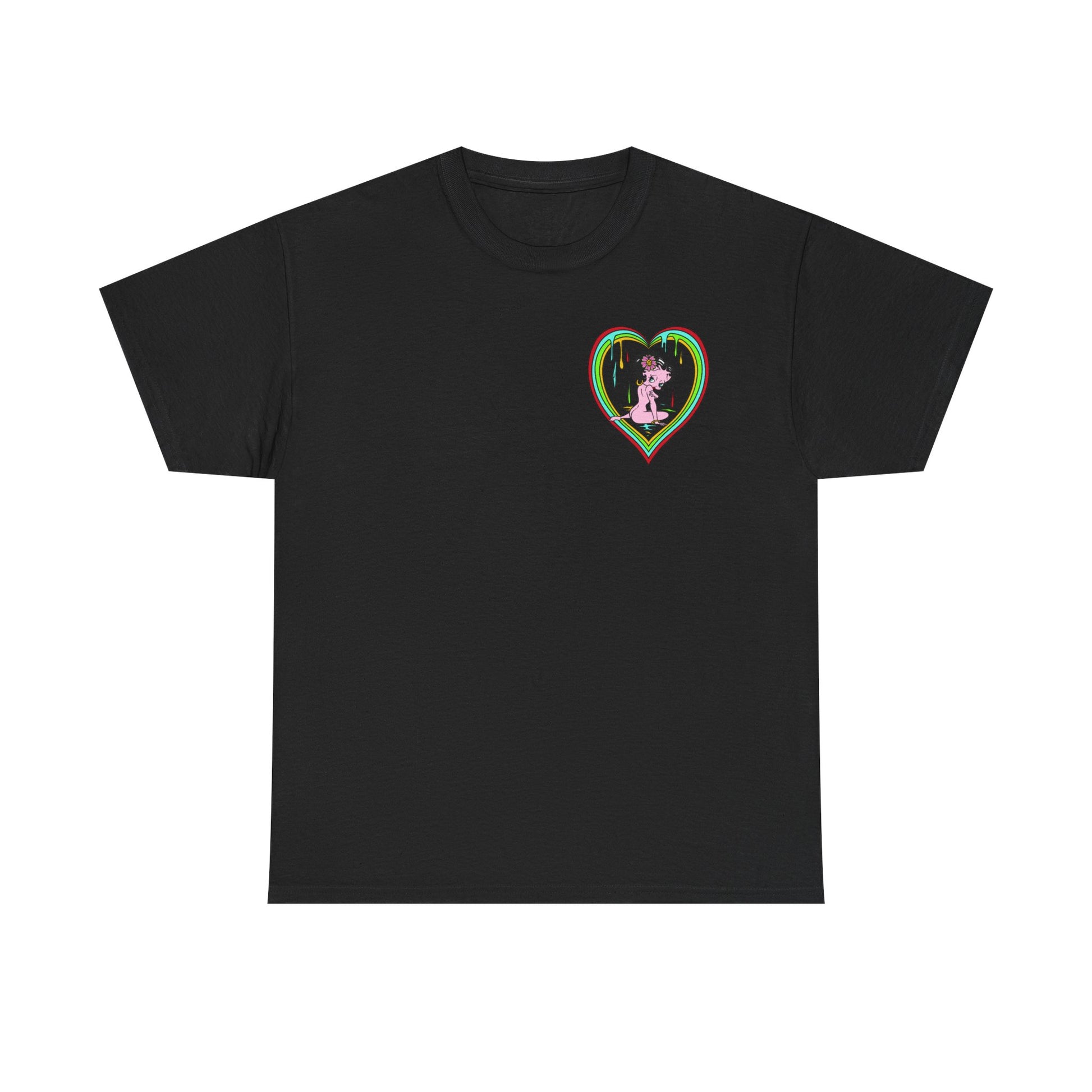 DROID Betty Boop XxX Psychedelic Acid Unisex Heavy Cotton Tee