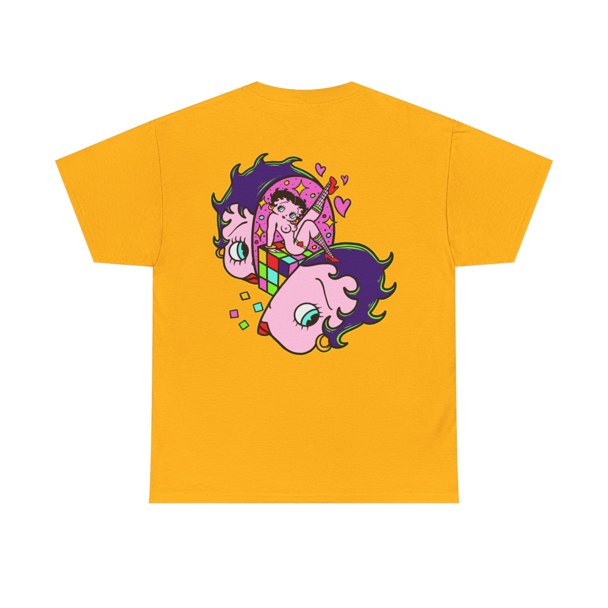 DROID Betty Boop XxX Psychedelic Acid Unisex Heavy Cotton Tee