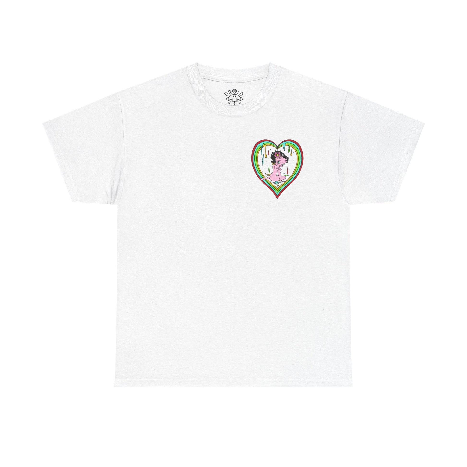 DROID Betty Boop XxX Psychedelic Acid Unisex Heavy Cotton Tee
