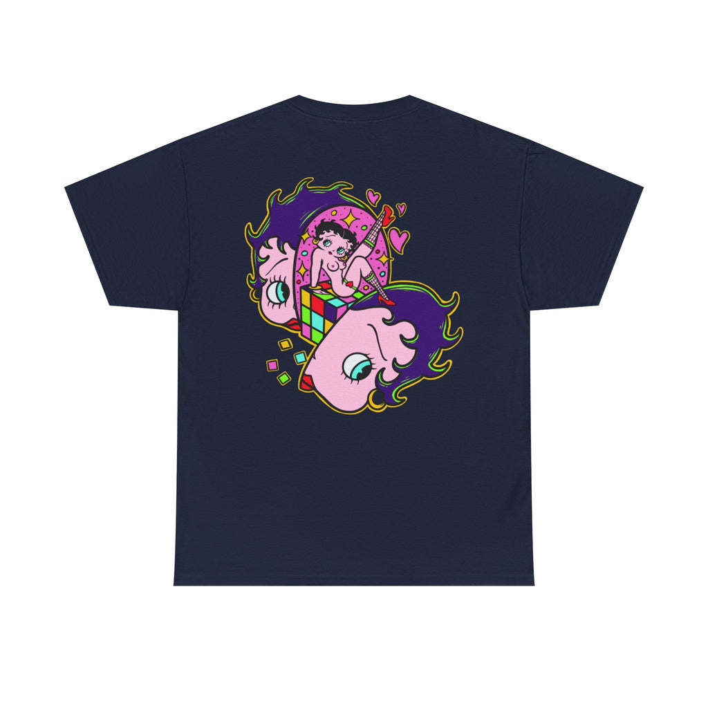 DROID Betty Boop XxX Psychedelic Acid Unisex Heavy Cotton Tee