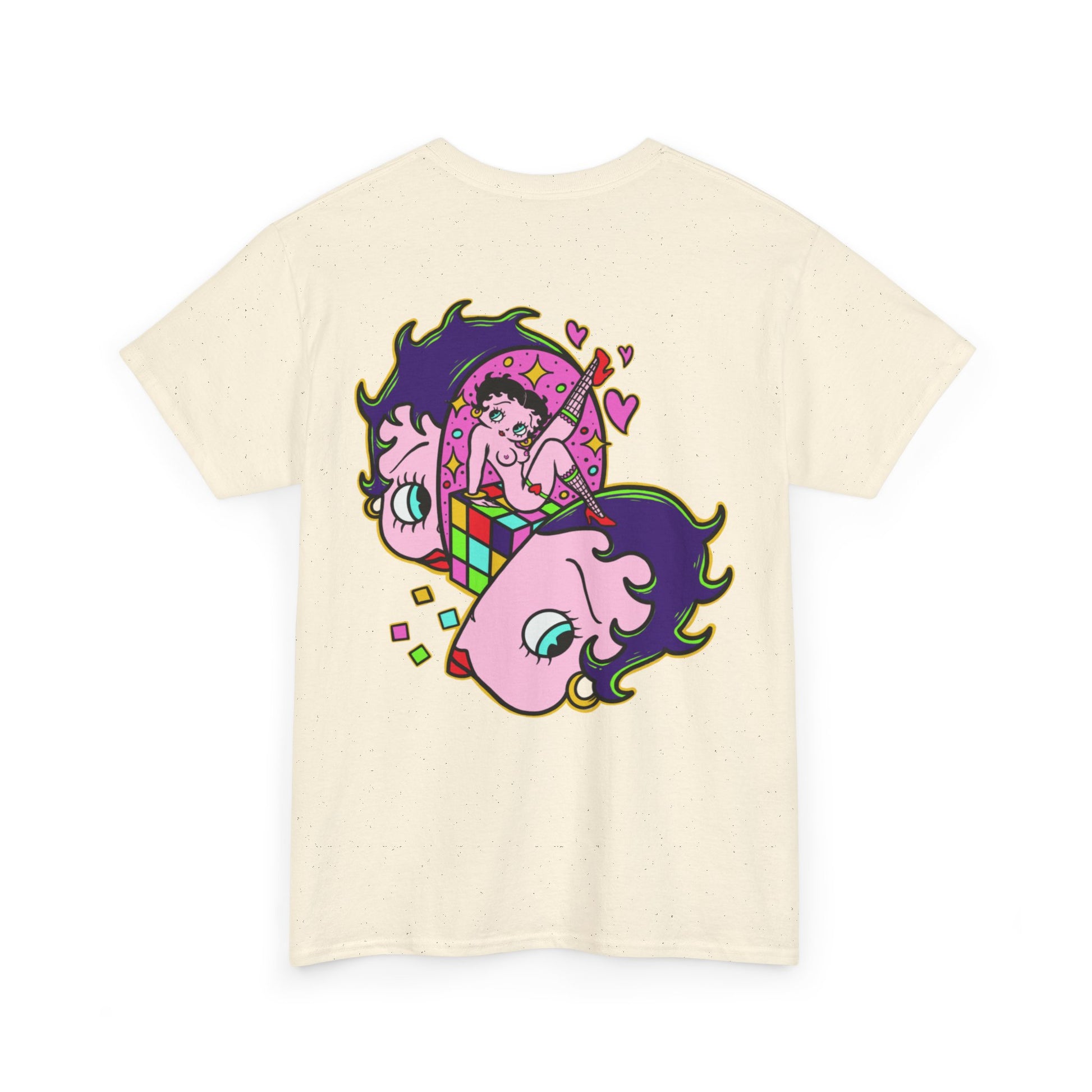DROID Betty Boop XxX Psychedelic Acid Unisex Heavy Cotton Tee