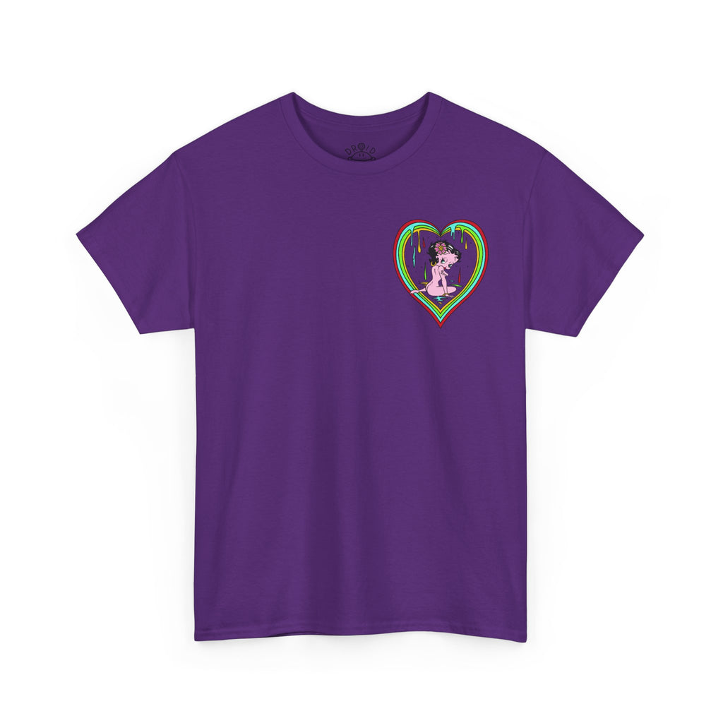 DROID Betty Boop XxX Psychedelic Acid Unisex Heavy Cotton Tee