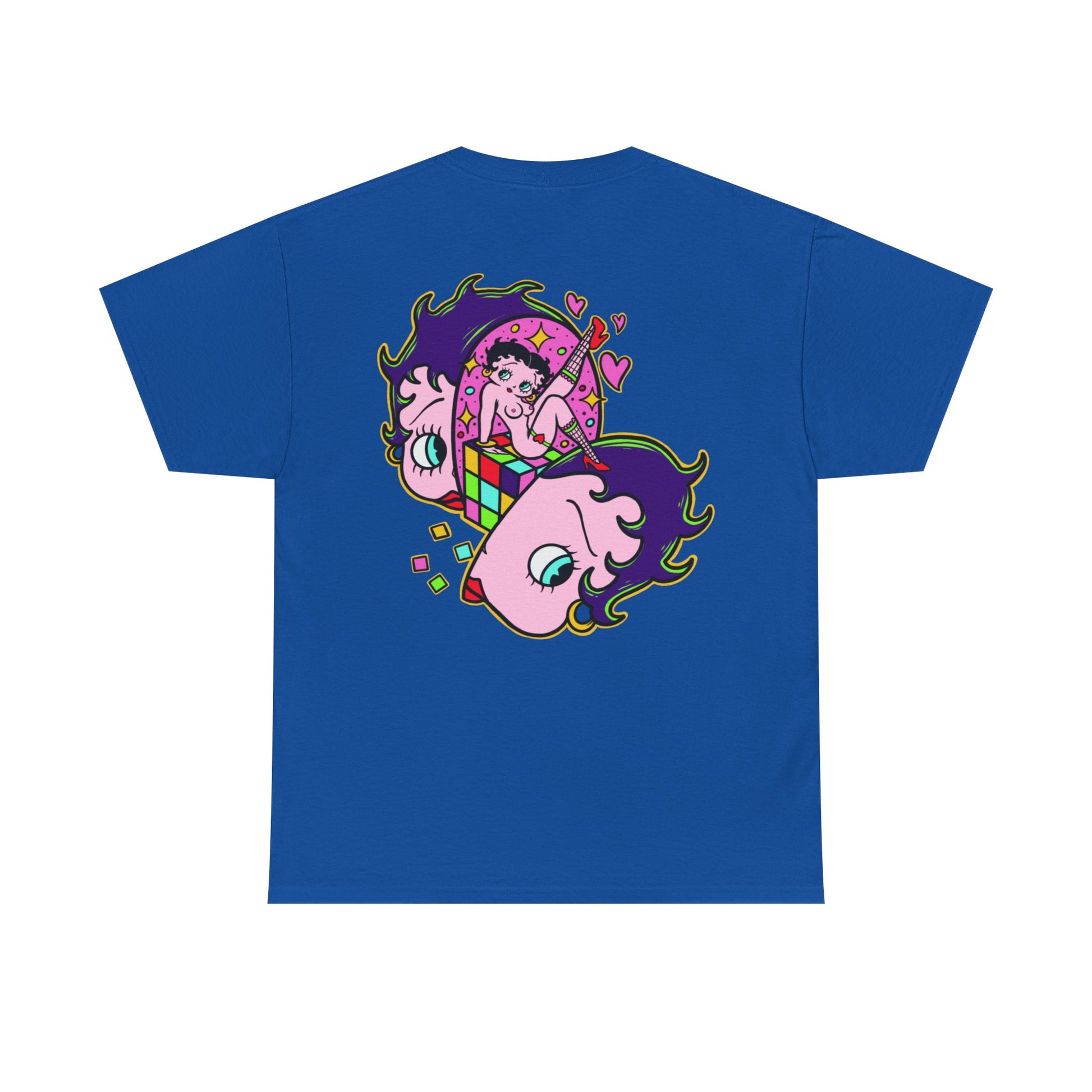 DROID Betty Boop XxX Psychedelic Acid Unisex Heavy Cotton Tee