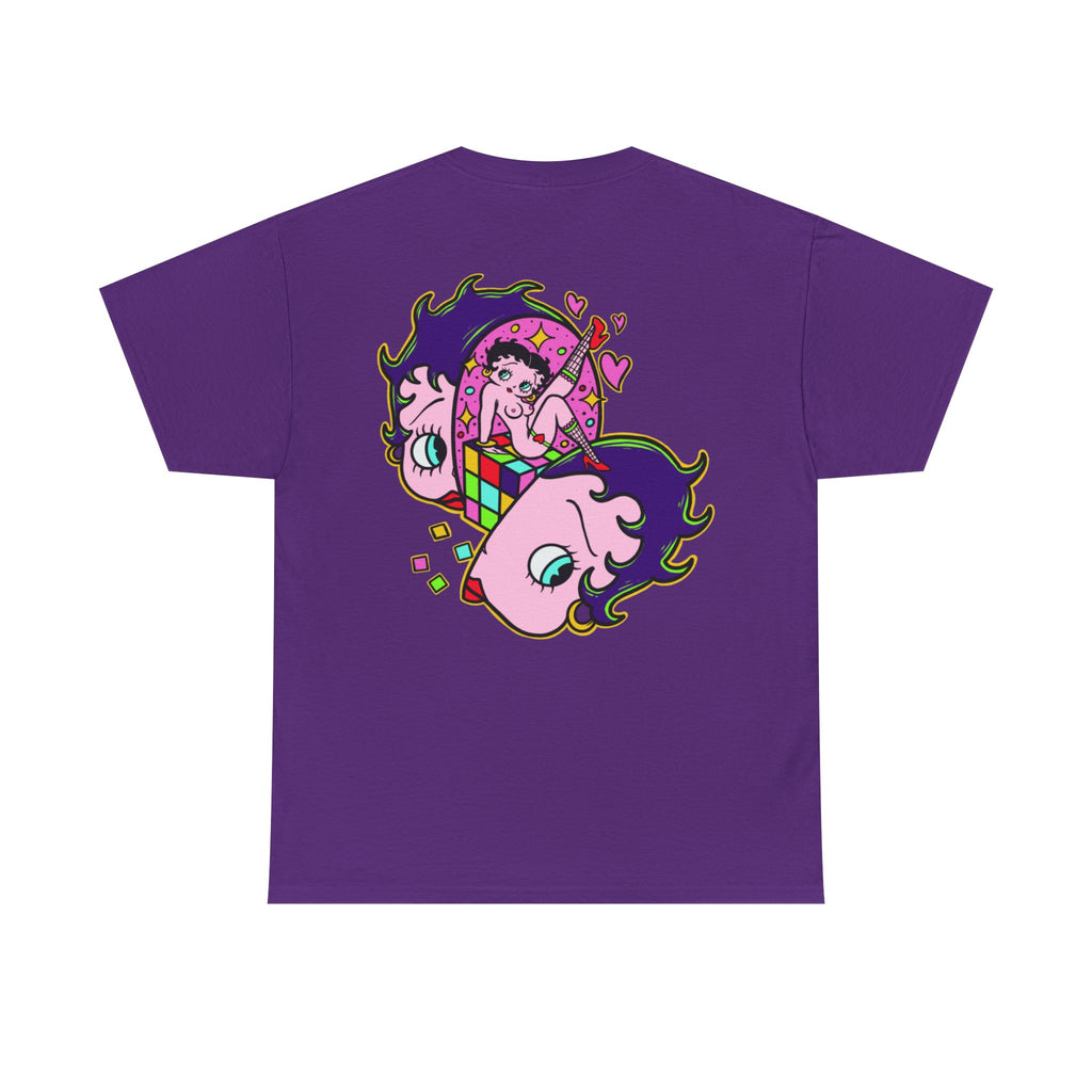 DROID Betty Boop XxX Psychedelic Acid Unisex Heavy Cotton Tee