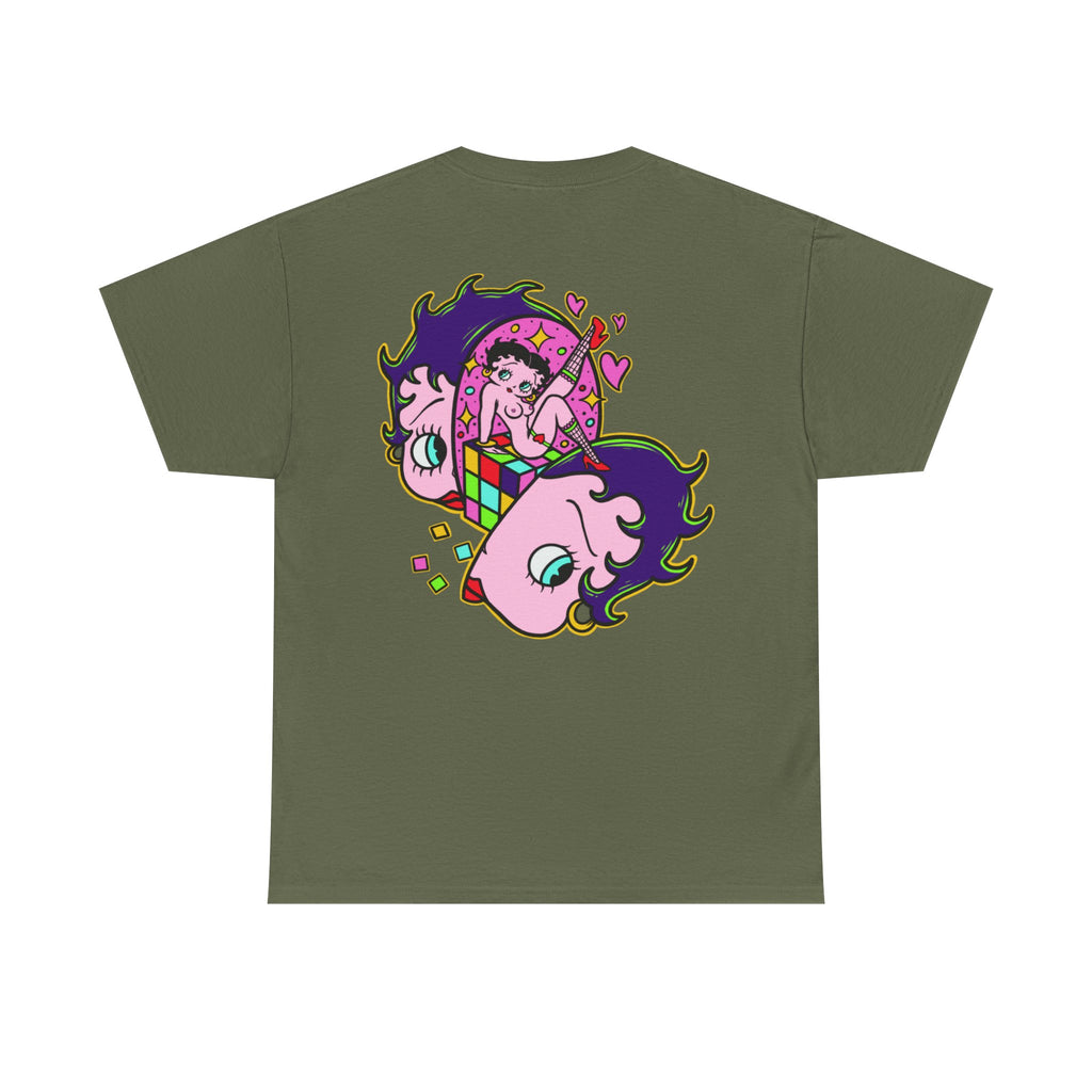 DROID Betty Boop XxX Psychedelic Acid Unisex Heavy Cotton Tee