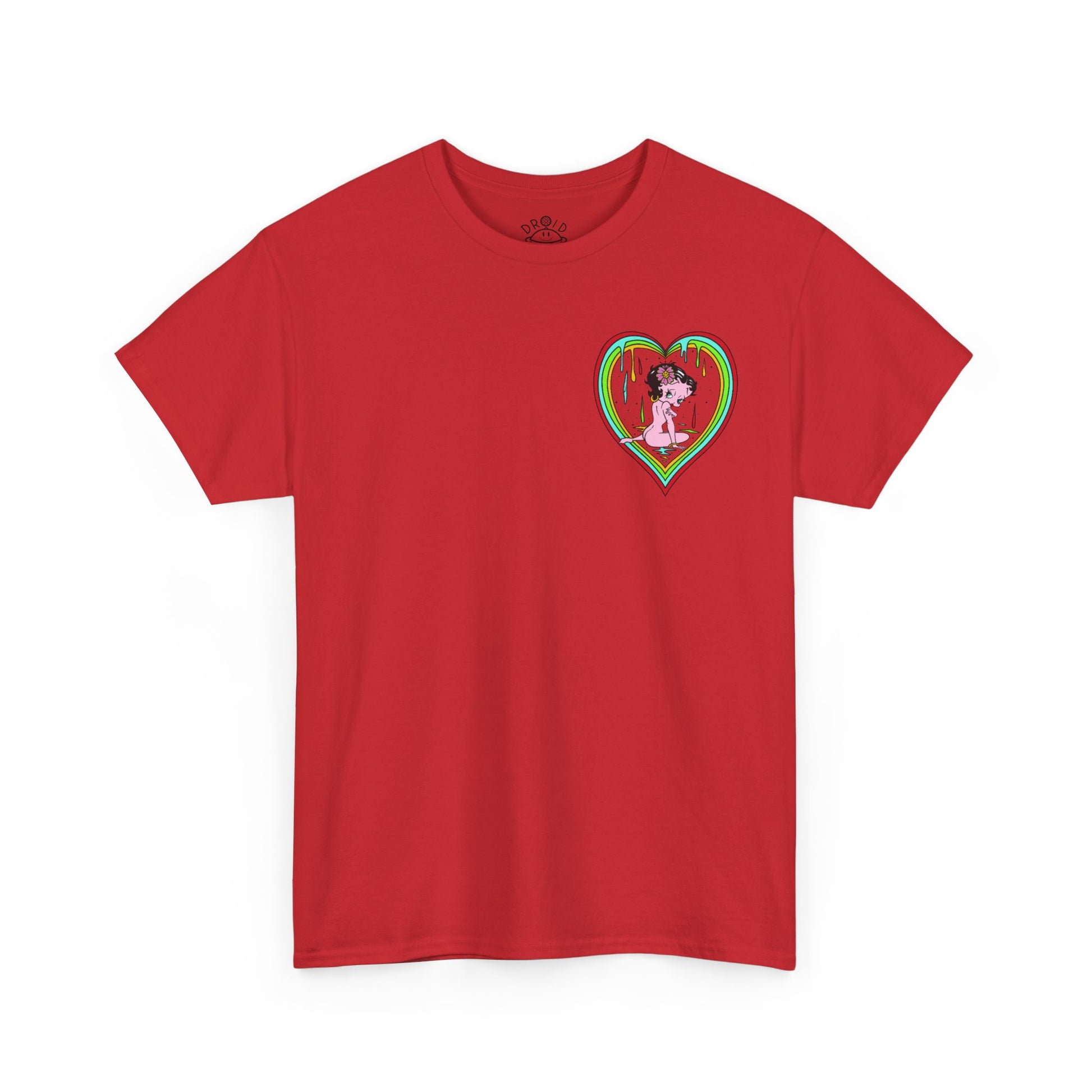 DROID Betty Boop XxX Psychedelic Acid Unisex Heavy Cotton Tee