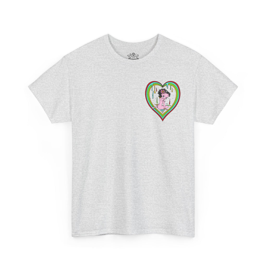 DROID Betty Boop XxX Psychedelic Acid Unisex Heavy Cotton Tee