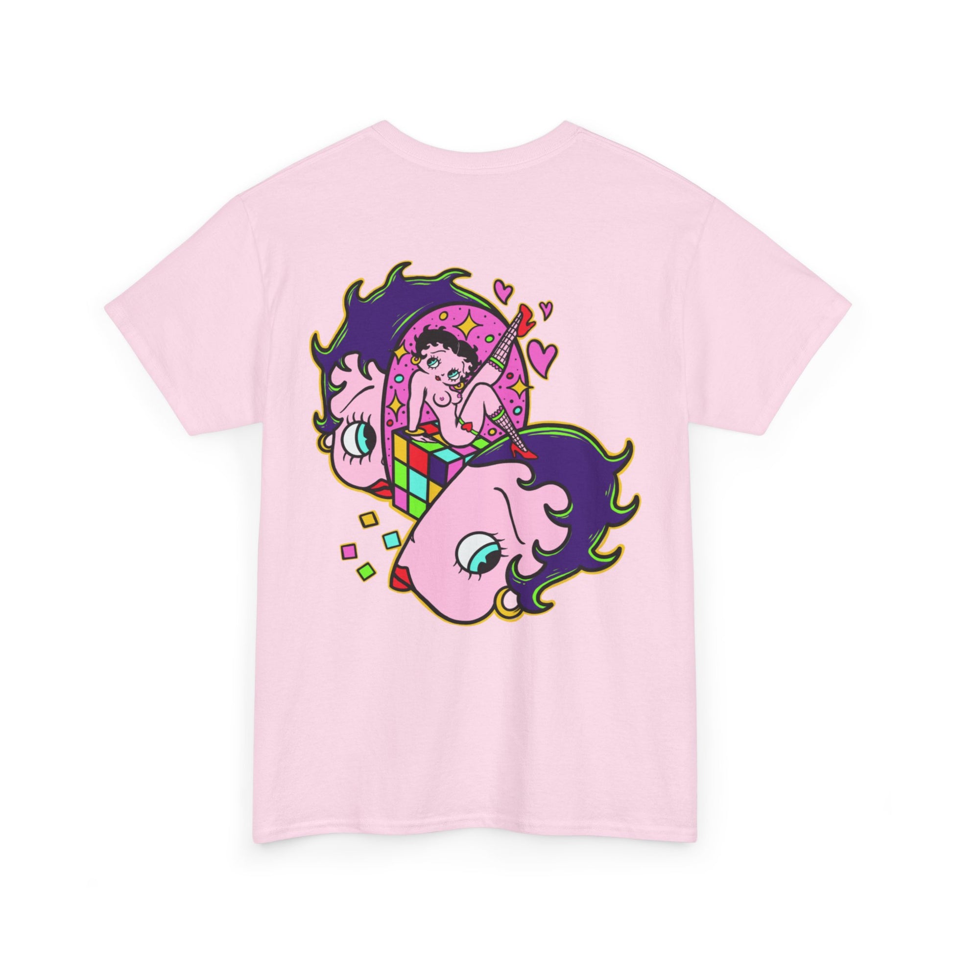 DROID Betty Boop XxX Psychedelic Acid Unisex Heavy Cotton Tee