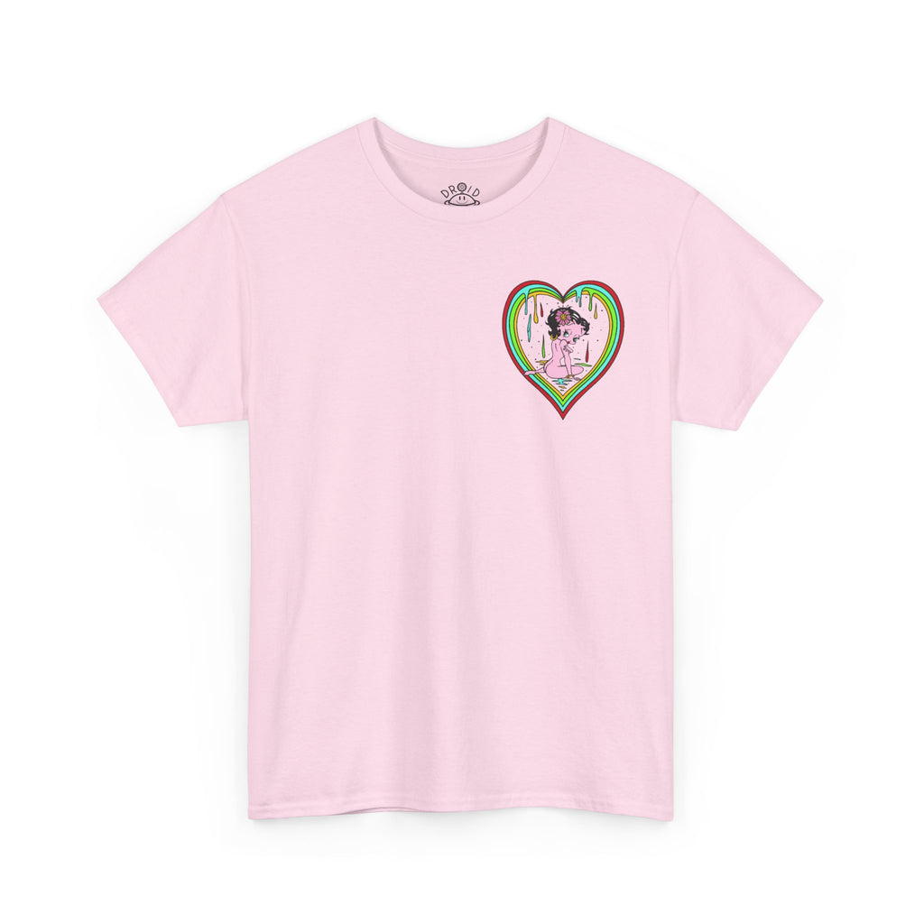 DROID Betty Boop XxX Psychedelic Acid Unisex Heavy Cotton Tee