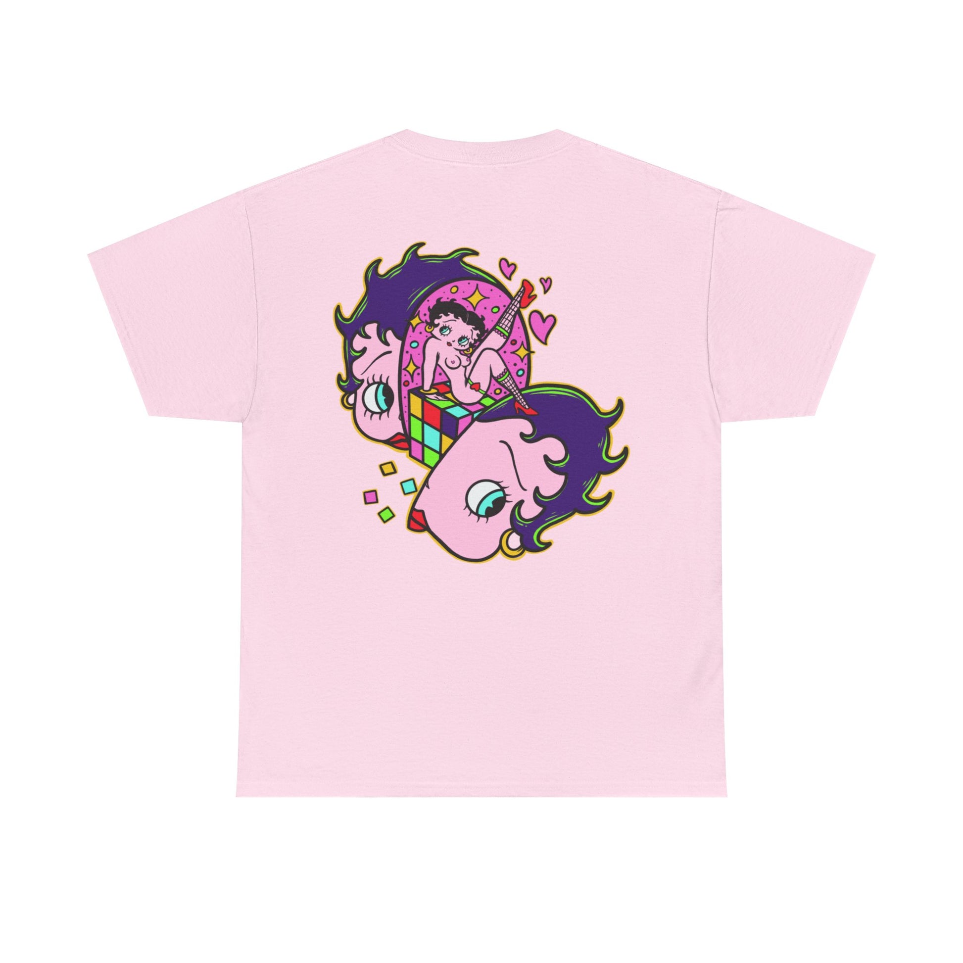 DROID Betty Boop XxX Psychedelic Acid Unisex Heavy Cotton Tee
