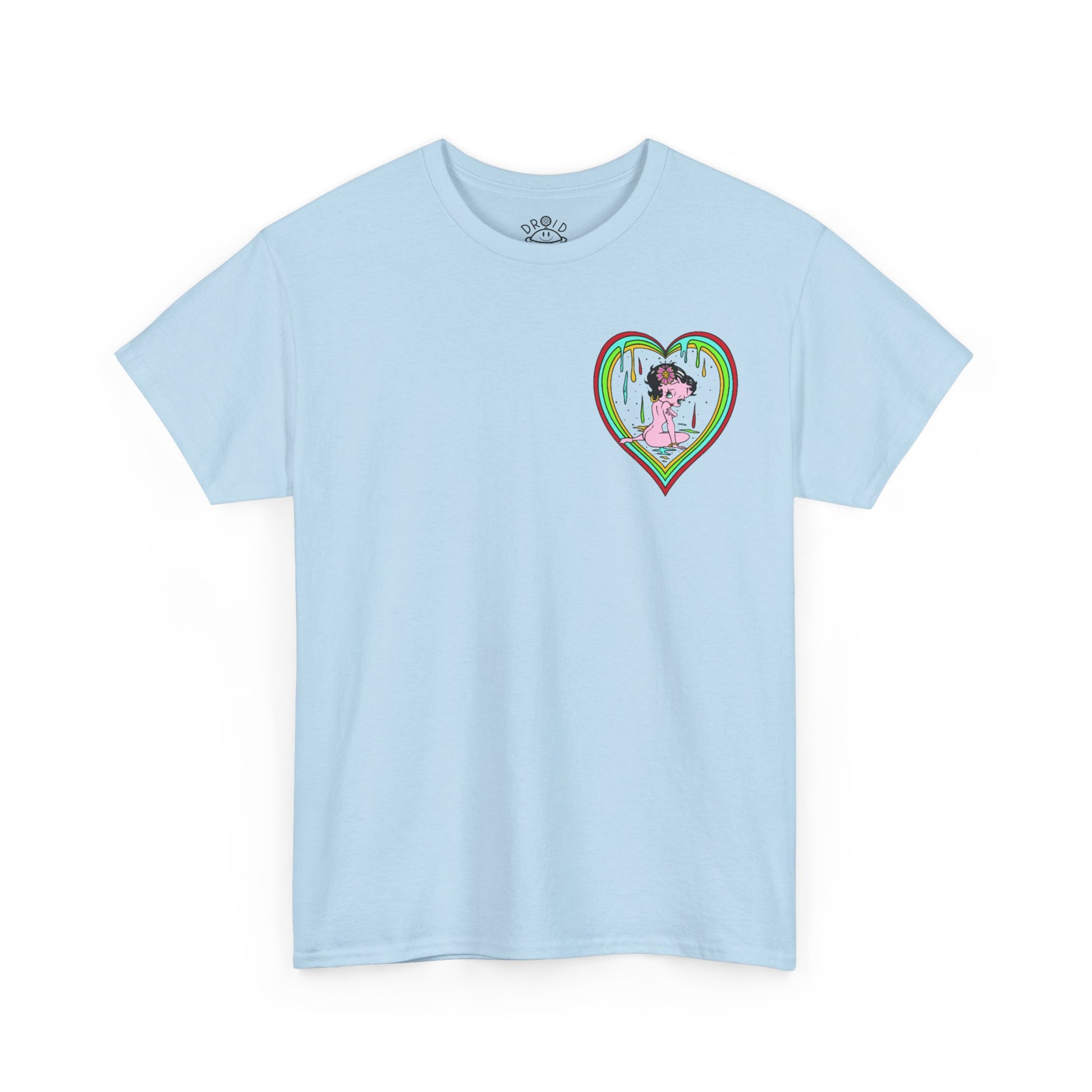 DROID Betty Boop XxX Psychedelic Acid Unisex Heavy Cotton Tee