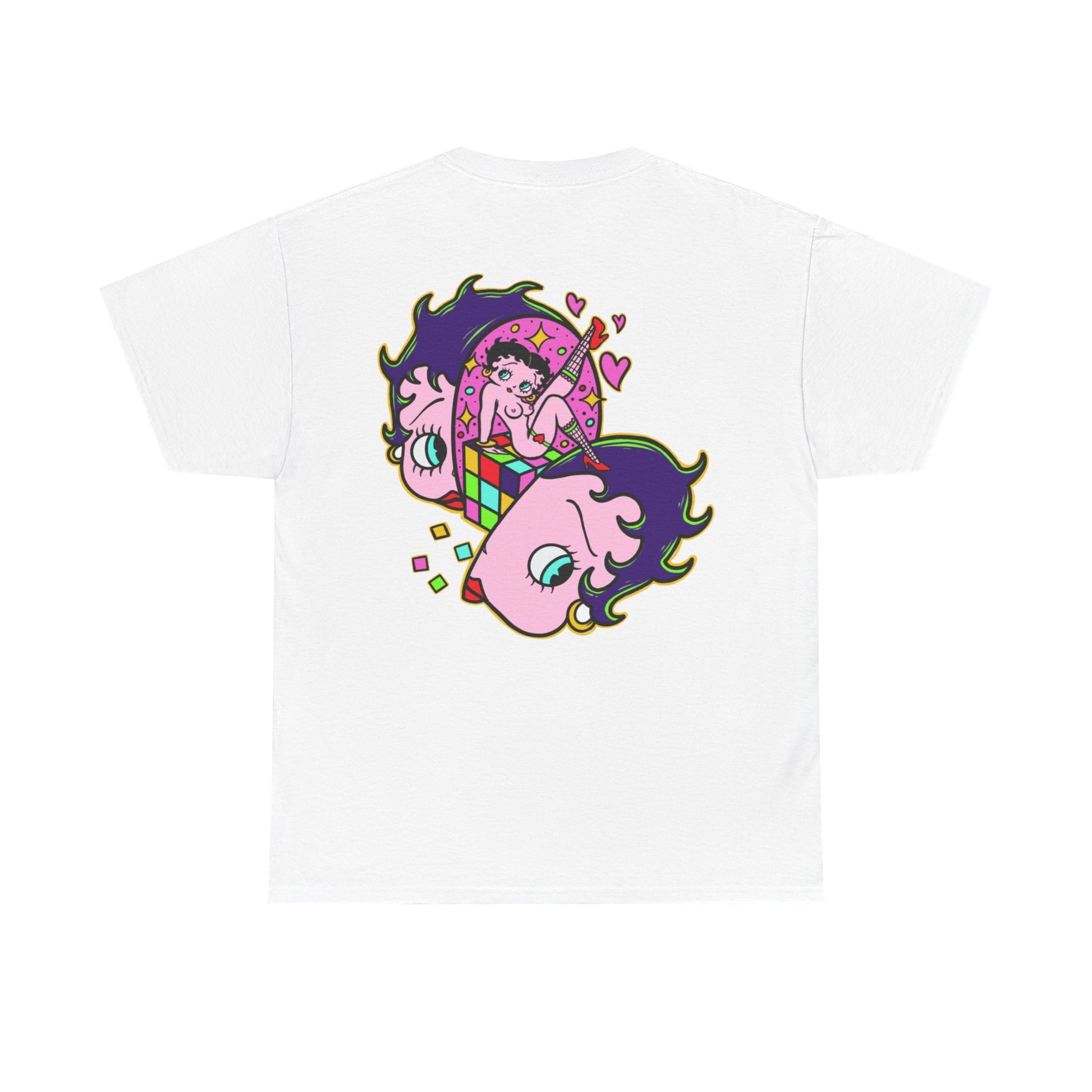 DROID Betty Boop XxX Psychedelic Acid Unisex Heavy Cotton Tee
